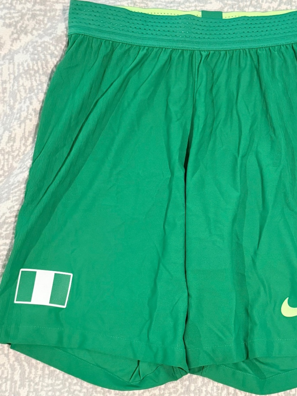 Nike Nigeria National Team Soccer Shorts 2020/21 Stadium Home - Green - M